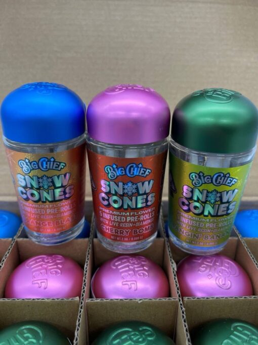 Big Chief Snow Cones Infused Mini Pre-Rolls (5-Pack) | Live Resin
